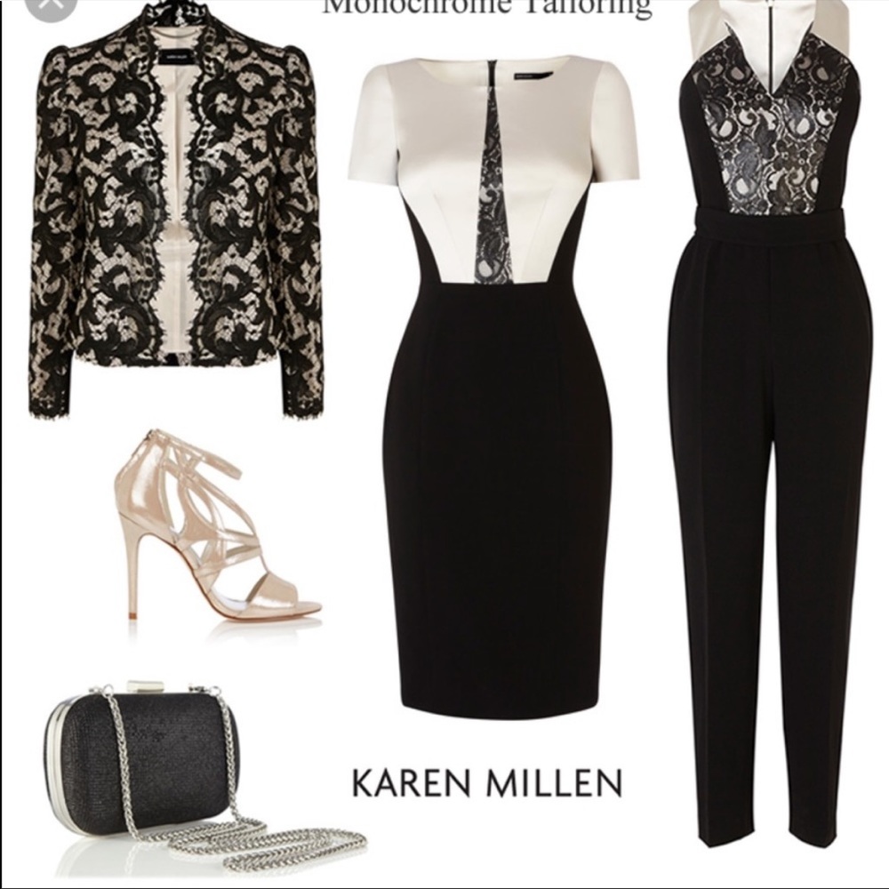 Lace Karen millen nwot jumpsuit never worn women size 6 - Picture 9 of 9